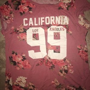 Floral Pink Tee